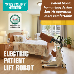 Elevador de Pacientes Compacto con Batería de 100 kg de Capacidad y Larga Duración - Elevador Portátil Certificado ISO <span class=keywords><strong>para</strong></span> Cuidado en el Hogar - Product Image 2