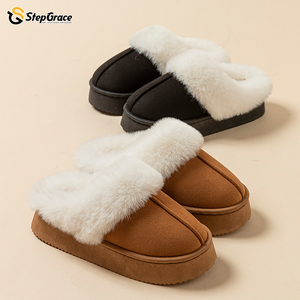 <span class=keywords><strong>Pantofole</strong></span> Invernali StepGrace <span class=keywords><strong>di</strong></span> Alta <span class=keywords><strong>Qualità</strong></span>, Calde e Antiscivolo, con Suola Spessa in PVC, Impermeabili e Resistenti all'Usura - Product Image 3
