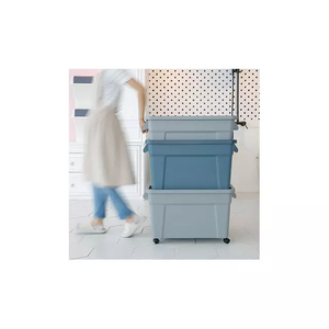 Industrial Household Stackable Collapsible Warehouse Kid Toys Garden Car Trunk Tool Food Clothes Organizers Plastic Storage Box