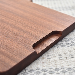 Sapele Steak <b>Plate</b> Rectangular Solid Wood Board Minimalist Design For Party Use - Product Image 4