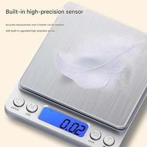 مقياس رقمي للمطبخ 3 ، 2 ، 1 ، وزن بالميزان ، مقياس وزن المطبخ ، مجوهرات ذكية ، قهوة ذهبية ، ميزان مطبخ كهربائي - Product Image 2