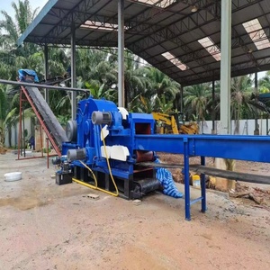 Drum Wood Chipper Forestry <b>Tree</b> <b>Branch</b> Log Chipping Machine - Product Image 1