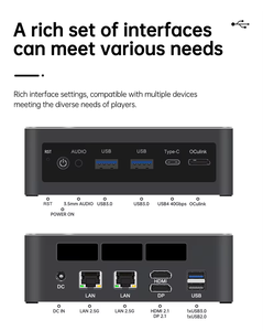 Mini PC Topton Gaming Oculink AMD Ryzen AI 9 HX 470 370 7 PRO 360 USB4 2x2.5G LAN 2xNVMe Windows 11 Mini Ordenador Para OpenClaw - Product Image 2