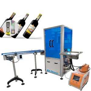 Automatic Hot Melt Glue Paper Label Labeling Machine Tax Stamp Box Packing Machine Bottle U Shape Labeling Machine