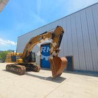 Excavatrice hydraulique sur chenilles CAT 349 d'occasion, 49,4 tonnes, fournisseur de machines de construction pour le creusement de fossés, CAT352 CAT350 CAT340