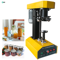 Ferme-couvercle électrique industriel automatique de machine de cachetage de canette de boisson pour la qualité commerciale de canettes de soda