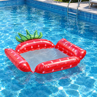 Tapis flottant commercial pour fruits, coussin flottant pour l'eau, tapis gonflable pour piscine
