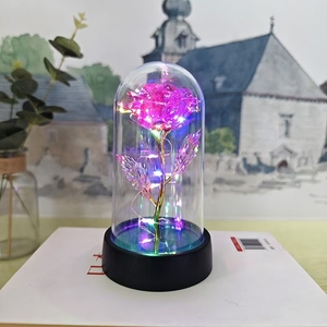 Vĩnh Cửu Rose Light Led Foil Hoa Valentine Day Quà Tặng Wedding Party Trang Trí Nội Thất Nhân Tạo Rose Hoa Ánh Sáng Giáng Sinh Trang Trí - Product Image 6