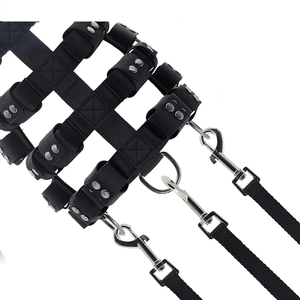 Ağırlıklı köpek yelek koşum kas dışarı kapı eğitimi güçlü köpekler için ağır <span class=keywords><strong>Metal</strong></span> blokları ile paslanmaz çelik tokaları - Product Image 3