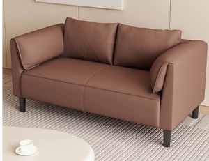 Ensemble de canapés doubles de luxe simples pour petits appartements salons bureaux salons de beauté hôtels magasins de vêtements en bois