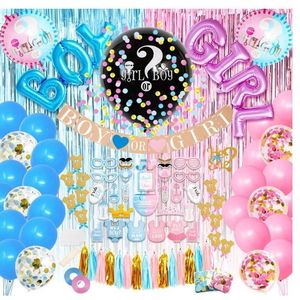Nuovi Arrivi: Set di Palloncini per Festa di Rivelazione del Sesso con Palloncini da 36 Pollici con Stampa Maschio e Femmina - Product Image 1