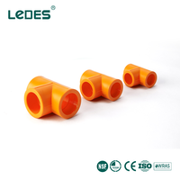 Fabricants de tuyaux PPR directs d'usine, certifiés NSF, raccords en T PPR vert/orange, accessoires de tuyauterie PPR à 3 voies, raccords d'alimentation en eau