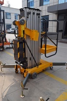 Plateforme élévatrice mobile JCPROTECH en alliage d'aluminium, élévateur électrique 4-14m, pour travaux en hauteur intérieurs et extérieurs, petit élévateur personnel