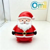Jouet Squishy Père Noël Sonore et Croustillant, Jouet Anti-Stress à Presser, Cadeau de Noël, Figurine pour Enfants, Décoration de Fête de Noël