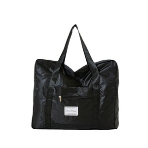 Travel Bag <b>Large</b> <b>Capacity</b> Oxford Cloth Unisex Solid Color Soft Handle Leisure Travel <b>Backpack</b> - Product Image 2