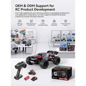 Camioneta RC N518, Camioneta Todoterreno sin Escobillas, Auto RC de Carreras 4WD, Escala 1/8, 100 km/h+, RTR, Auto de Alta Velocidad, Vehículo Monstruo, Regalo de Navidad - Product Image 5