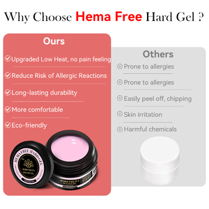 BORN PRETTY 1KG Gel Costruttore Unghie UV Senza Bruciature Formula EU Senza Calore Senza HEMA Gel Duro Trasparente Effetto Jelly per Estensione Unghie in Bulk - Product Image 4