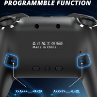 Control Inalámbrico para Nintendo Switch OLED Lite PC, Gamepad para Juegos con Vibración Turbo