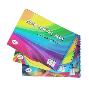 En çok satan özel Spiral renkli kalem seti kitap öğrenciler için en iyi modeli çizim kitap çocuklar