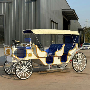 Vente en gros de calèche de mariage Cendrillon, chariot électrique, calèche royale, buggy, chariot à chevaux idéal pour le tourisme en Arabie Saoudite - Product Image 1