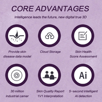Commercial Use 2 in 1 3D AI Diagnostic Instrument Scalp & Facial Skin Analysis Equipment