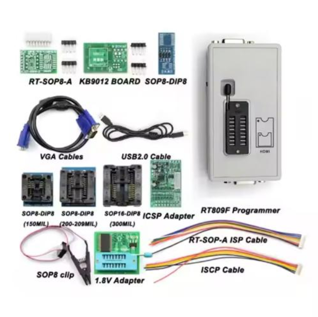 100% Original RT809F With 39adapter 31000+ ICs for EPROM/MCU/SPI/Nor/NAND Flash/EMMC/ IC TESTER Replace Programmer Minipro Tl866