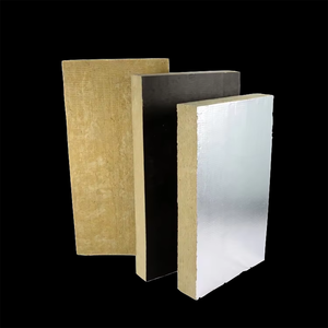 <span class=keywords><strong>Isolation</strong></span> <span class=keywords><strong>thermique</strong></span> des murs extérieurs, panneau de laine de roche moderne avec revêtement en feuille d'aluminium, épaisseur 50 mm - Product Image 3