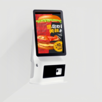 WUXIN 11.6/15.6 Kiosco de Autoservicio para Pedidos de Comida en Restaurantes, Pantalla Táctil, Código QR, Impresora Térmica de 58 mm, Compatible con SDK, CN/GUA