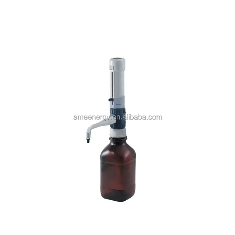 Dispenser atas botol otomatis, cairan laboratorium 0.1-99ml buret Digital