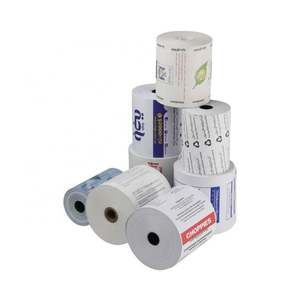 Unifon 100% Wood Pulp Thermal Paper <b>Roll</b> for POS/ATM Printers Cash Register Use High Smoothness 57mm Width - Product Image 5