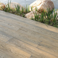 American Wholesale Anti-âge Ignifuge Imperméable Anti-Fade Durable PU Nature Wood Grain Panel Extérieur Composite Decking