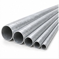 Tuyau en acier galvanisé moyen BS1387 de 6 m de long, soudé par ERW, coupé sur mesure pour structure de serre - Vente en gros