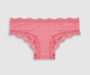 Bragas adelgazantes de encaje de tiro alto para mujer, bragas rosas a la moda, buen precio - Product Image 5