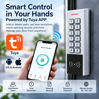 Clavier de contrôle d'accès WiFi RFID Secukey, application Tuya, contrôleur de porte intelligent, étanche IP67, cartes EM HID Mi-fare, PIN, 10000 utilisateurs