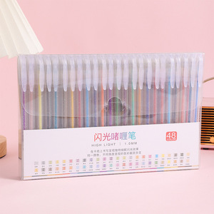 Ys Glitter Gel <b>Pen</b> 0.5Mm Multi Colored For Drawing Journal Student Creative Art Supplies - Product Image 4