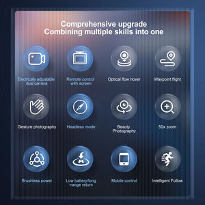 Nouveau drone E88 E99 PRO 2026 pas cher avec double caméra 4K, moteur brushless, autonomie de vol de 15 minutes, GPS, écran HD pliable et télécommande - Product Image 4
