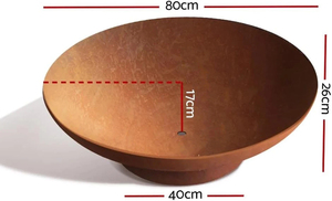 Focolare da Esterno Quadrato Senza Fumo per Giardino, Cortile, Terrazza, Patio - Braciere in Ferro Resistente <span class=keywords><strong>a</strong></span> <span class=keywords><strong>Legna</strong></span> - Product Image 3