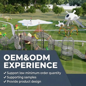 Système de jeu extérieur pour enfants de haute qualité - Conception professionnelle en acier et plastique pour balançoire et escalade, adapté aux enfants de 2 à 14 ans - Product Image 5