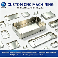 Carcasa de Protección Magnética de Aluminio Permalloy Mu-metal, Estampado de Chapa Metálica Personalizado, para Transformadores de Audio y Módulos PCB