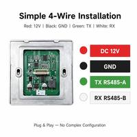 Lector de Tarjetas RFID OSDP RS485 OEM de Fábrica, Lector de Proximidad IC NFC de 13.56MHz para Seguridad de Acceso en Edificios Comunitarios