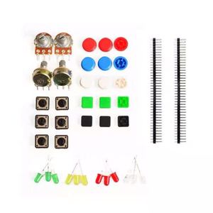 Kit de Electrónica JTW para Arduino con Componentes de Montaje a Través de Orificio, Resistencias, Leds, Potenciómetros, Botones y Conectores - Product Image 3