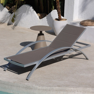 Chaises longues d'extérieur en <span class=keywords><strong>aluminium</strong></span>, minimalistes, <span class=keywords><strong>haut</strong></span> <span class=keywords><strong>de</strong></span> <span class=keywords><strong>gamme</strong></span>, personnalisées, imperméables et résistantes au <span class=keywords><strong>soleil</strong></span>, vente en gros - Product Image 6