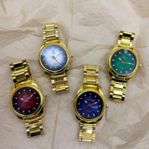 Reloj de Cuarzo de Lujo para Hombre NIAICE, con Esfera con Incrustaciones de Diamantes, Esfera Degradada, Reloj de Pulsera Casual y de Negocios - Product Image 1