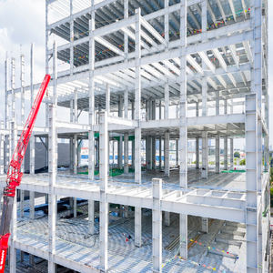 Xây dựng cửa hàng cấu trúc thương mại cao tầng và nhiều tầng Khung thép đúc sẵn để xây dựng tòa nhà văn phòng nhanh chóng - Product Image 2