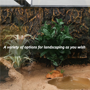 Plantes artificielles pour l'aménagement paysager des reptiles - Style forêt tropicale pour les grenouilles arbres, les geckos crêtés et les <span class=keywords><strong>enclos</strong></span> de tortues - Product Image 5
