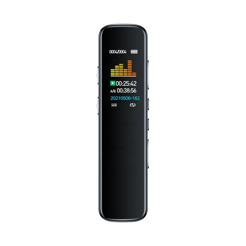 Nouveau lecteur de musique MP3 portable chaud haut-parleur intégré enregistrement à une touche pour les conférences réunions entretiens