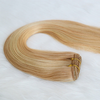 Extensions de cheveux humains de qualité supérieure, grade 8A-12A, 8-32 pouces, vierges russes, double tirage, alignées sur la cuticule, couleur piano, nouées à la main
