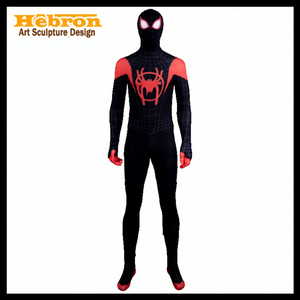 Costume de cosplay pour adulte personnalisé Spider-Man dans le Spider-Verse <span class=keywords><strong>Miles</strong></span> <span class=keywords><strong>Morales</strong></span> pour Halloween, film TV, spectacle événementiel - Product Image 1