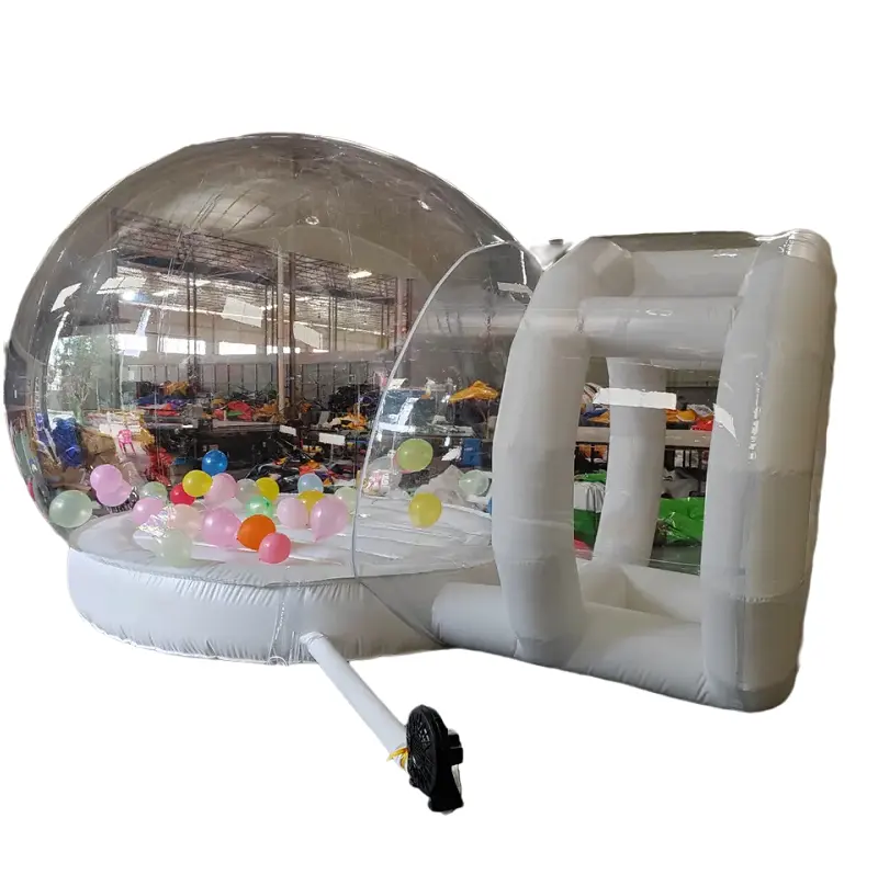 Fabriek Goedkope Prijs Kids Clear Opblaasbare Crystal Iglo Koepel Bubble Tent Transparante Bubble Ballonnen Leuk Huis Jumpers Voor Feest