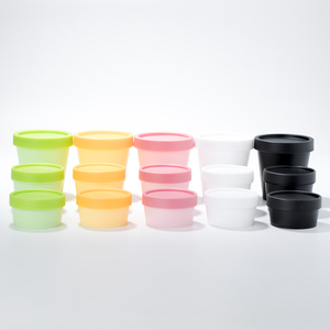 Vide 50g 100g 150g bricolage masque facial bol vide PP crème pot cheveux <span class=keywords><strong>cire</strong></span> conteneur (PTJ-H9) - Product Image 3